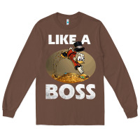 Chestnut like a boss duck tales art gift for fans Long Sleeve Tee - trangStudio