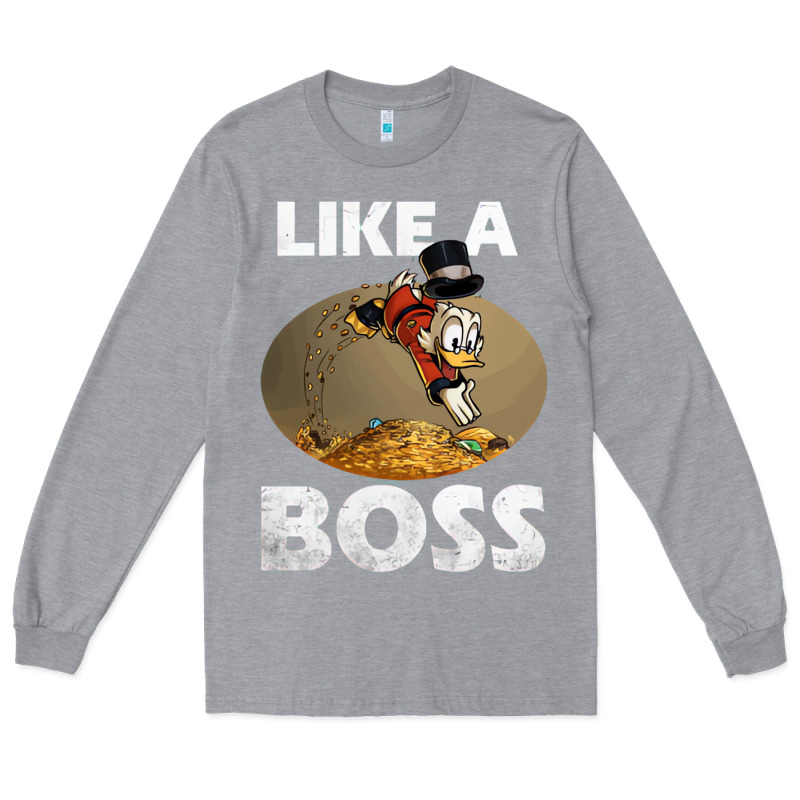Like A Boss Duck Tales Art Gift For Fans Long Sleeve Tee by trangStudio | Teevron
