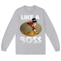 Moon Dust like a boss duck tales art gift for fans Long Sleeve Tee - trangStudio