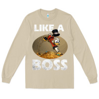 Mushroom like a boss duck tales art gift for fans Long Sleeve Tee - trangStudio