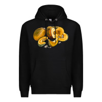 Black Pumpkin Premium Hoodie - LillyAllenDesigns