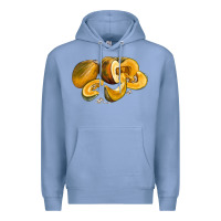 Colony Blue Pumpkin Premium Hoodie - LillyAllenDesigns