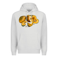 Dove Grey Pumpkin Premium Hoodie - LillyAllenDesigns