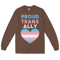Proud Trans Ally Transgender Long Sleeve Tee | Teevron