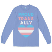 Colony Blue proud trans ally transgender Long Sleeve Tee - trangStudio