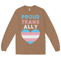 Toasted Coconut proud trans ally transgender Long Sleeve Tee - trangStudio