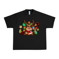 Black reindeer joy christmas Urban Heavy Tee - CowGirlArtShop