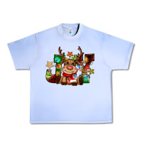 Grape Ice reindeer joy christmas Urban Heavy Tee - CowGirlArtShop