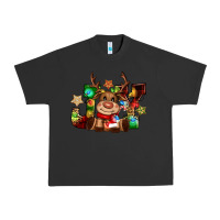 Pigment Black reindeer joy christmas Urban Heavy Tee - CowGirlArtShop