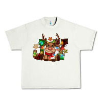 Pistachio reindeer joy christmas Urban Heavy Tee - CowGirlArtShop