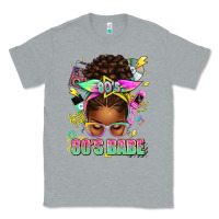 Heather Grey 80's babe afro messy bun Classic Tee - texasbilliewilder