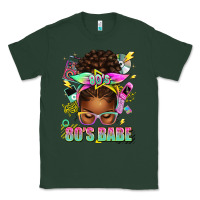 Sports Green 80's babe afro messy bun Classic Tee - texasbilliewilder
