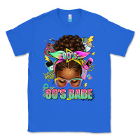 True Royal 80's babe afro messy bun Classic Tee - texasbilliewilder