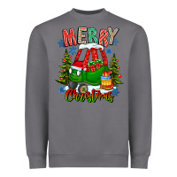 Storm merry christmas car Heavyweight Sweatshirt - CowhideDigitalArt