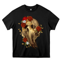 Black Ghost Skeleton Heavy Core Tee - RanaPortraitStore