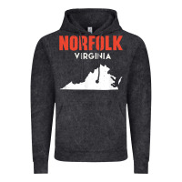 Vintage Black norfolk virginia usa state america travel virginian Vintage Hoodie - trangStudio