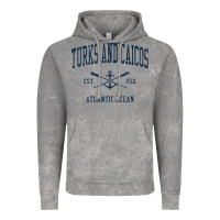Cloud Rock Turks And Caicos Vintage Navy Crossed Oars & Boat Anchor Vintage Hoodie - trangStudio