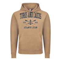 Vintage Coffee Turks And Caicos Vintage Navy Crossed Oars & Boat Anchor Vintage Hoodie - trangStudio