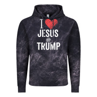 Cloud Black I Love Jesus And Trump Republican Conservative Gift Vintage Hoodie - trangStudio