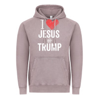 Vintage Zinc I Love Jesus And Trump Republican Conservative Gift Vintage Hoodie - trangStudio