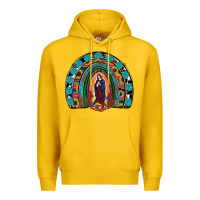 Lemon Lady Of Guadalupe Rainbow Premium Hoodie - RanaPortraitStore