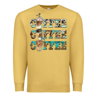 Antique Gold western coffees Premium Sweatshirt - BarkalooDesign