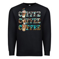 Black western coffees Premium Sweatshirt - BarkalooDesign