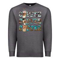 Charcoal Heather western coffees Premium Sweatshirt - BarkalooDesign
