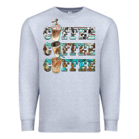 Heather Grey western coffees Premium Sweatshirt - BarkalooDesign
