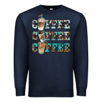 Navy western coffees Premium Sweatshirt - BarkalooDesign