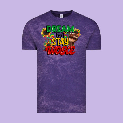 Dream But Stay Woke Juneteenth Vintage Tee Designed By Cowgirlartshop