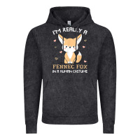 Vintage Black i'm really a fennec fox in a human costume funny gift t shirt Vintage Hoodie - trangStudio