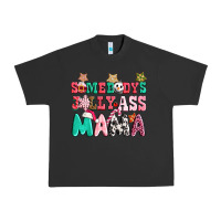 Pigment Black somebody jolly ass mama pink christmas Urban Heavy Tee - CowGirlArtShop