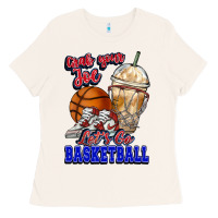 Bone Grab your joe let's go Basketball Ladies Tee - NancyCooperArtShop