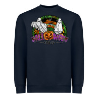 Navy halloween vibes Heavyweight Sweatshirt - SublimationCraftShop