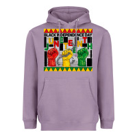 Lavender black independence day juneteenth tumbler Heavyweight Hoodie - BarkalooDesign
