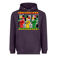 Plum black independence day juneteenth tumbler Heavyweight Hoodie - BarkalooDesign