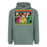 Sage black independence day juneteenth tumbler Heavyweight Hoodie - BarkalooDesign
