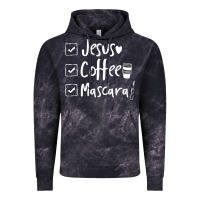 Cloud Black Checklist Jesus Coffee Mascara Vintage Hoodie - trangStudio