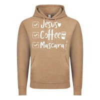 Vintage Coffee Checklist Jesus Coffee Mascara Vintage Hoodie - trangStudio