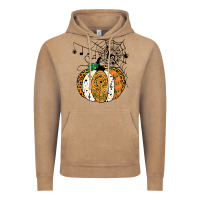 Vintage Coffee halloween pumpkin music symbols music teacher halloween t shirt copy Vintage Hoodie - trangStudio