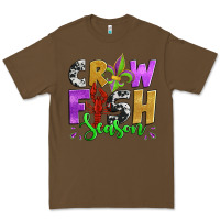 Cacao crawfish season mardi gras carnival fleur de lis Premium Tee - Jasminsmagicworld