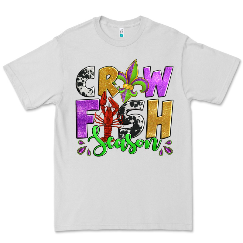 Crawfish Season Mardi Gras Carnival Fleur De Lis Premium Tee by Jasminsmagicworld | Teevron