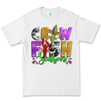 White crawfish season mardi gras carnival fleur de lis Premium Tee - Jasminsmagicworld