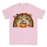 Bubblegum Pink Fall rainbow pumpkin Classic Tee - NancyCooperArtShop