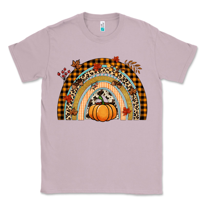 Fall Rainbow Pumpkin Classic Tee by NancyCooperArtShop | Teevron