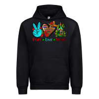 Black peace love tequila Urban Hoodie - AdoDesignShop