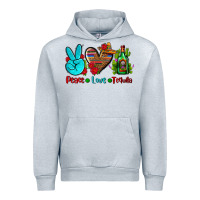 Heather Grey peace love tequila Urban Hoodie - AdoDesignShop