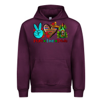 Mauve Wine peace love tequila Urban Hoodie - AdoDesignShop