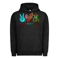 Pigment Black peace love tequila Urban Hoodie - AdoDesignShop